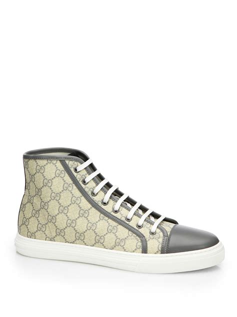 gucci high tops beige|gucci high tops for men.